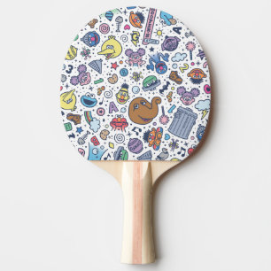 Raquette De Ping Pong Rue Sésame   Sesame Pals DoodMotif