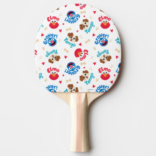 Raquette De Ping Pong Rue Sésame   Tango, Elmo et Motif Grover