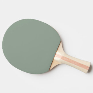 Raquette De Ping Pong Sage Green Soft Pastel couleur unie
