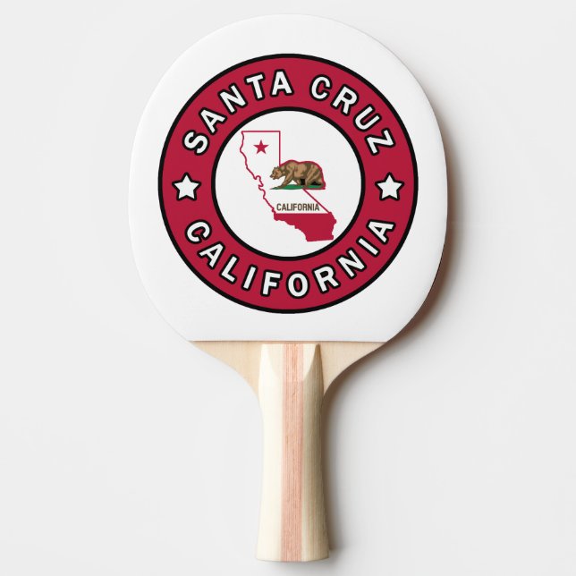 Raquette De Ping Pong Santa Cruz la Californie (Devant)