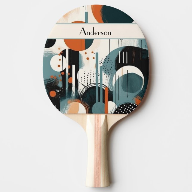 Raquette De Ping Pong Scandi Groove, personnalisé (Devant)