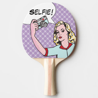 Raquette De Ping Pong Selfie Comic Livre Ping Paddle