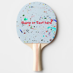 Raquette De Ping Pong Séparateurs de peinture d'art Abstraits personnali