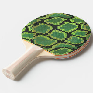 Raquette De Ping Pong Serpent noir et vert