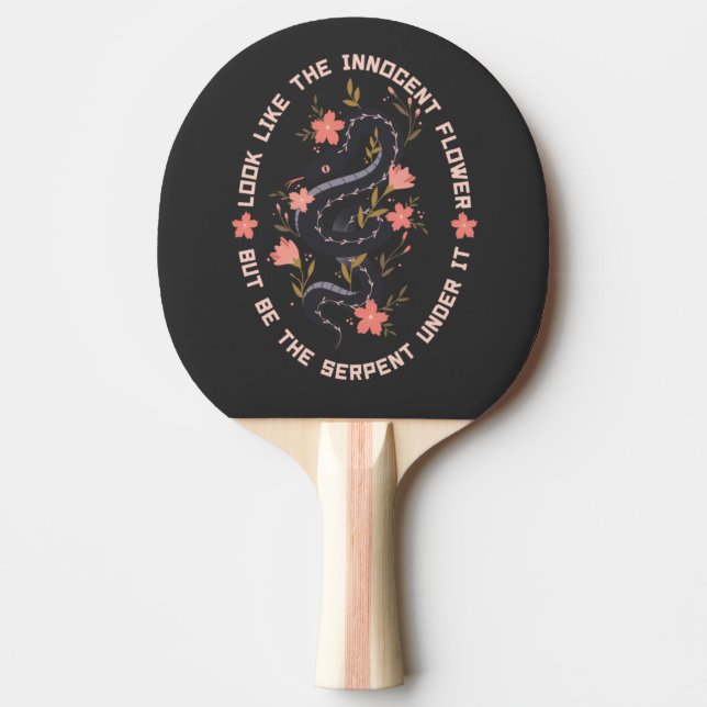 Raquette De Ping Pong Shakespeare quote - Lady Macbeth (Devant)
