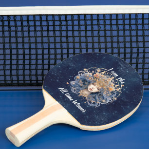 Raquette De Ping Pong Signer Vigro à deux côtés texte personnalisé