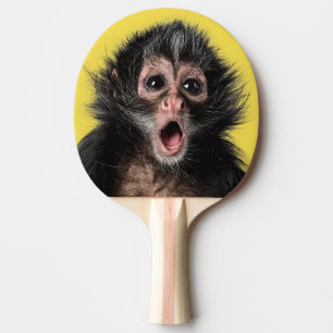 Raquette De Ping Pong Singe surpris avec deux expressions