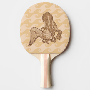 Raquette De Ping Pong Sirène assise