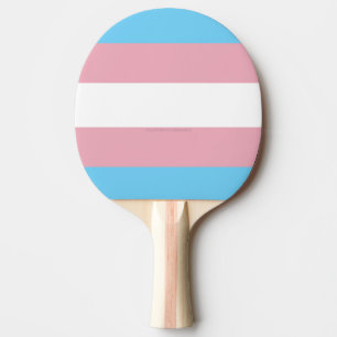 Raquette De Ping Pong SlipperyJoe's transgenre pride drapeau de la diver