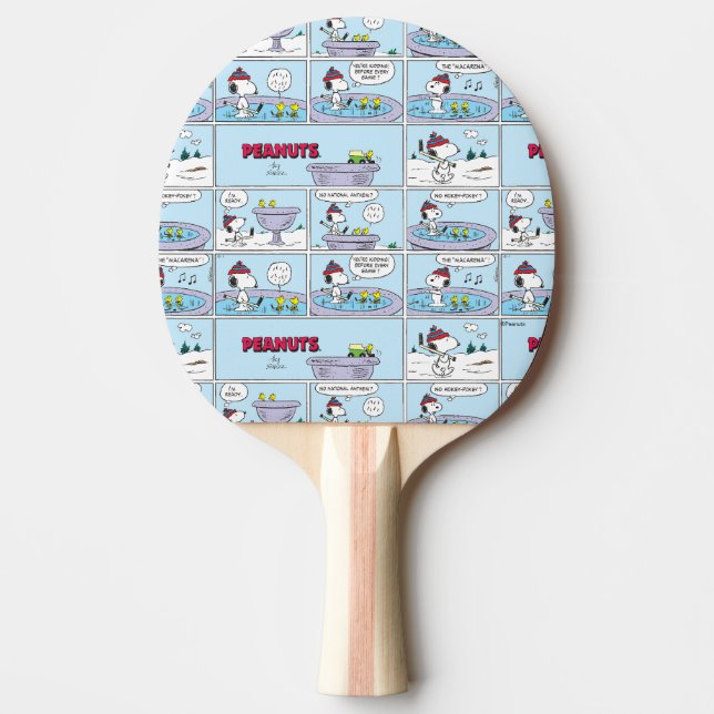 Raquette De Ping Pong Snoopy & Amis Jeu de hockey (Devant)