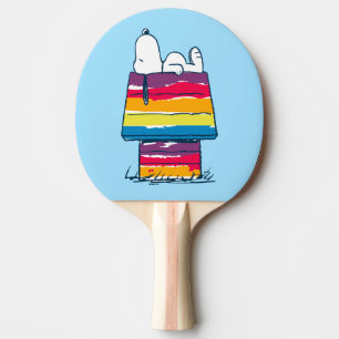 Raquette De Ping Pong Snoopy   Rainbow Dog House