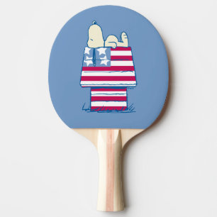 Raquette De Ping Pong Snoopy sur 4 juillet Dog House
