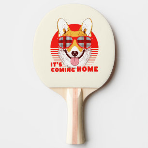 Raquette De Ping Pong Son corgi de retour