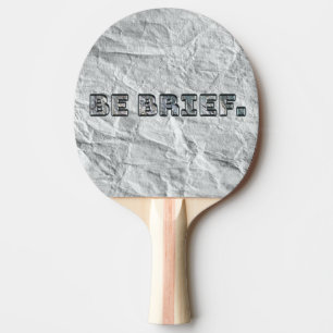 Raquette De Ping Pong Soyez Bref !