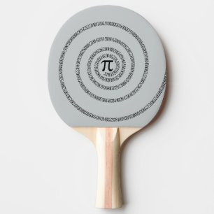 Raquette De Ping Pong Spiral Pi Click Customize to Change Grey Color
