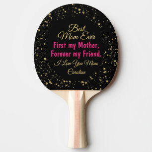 Raquette De Ping Pong Sports Meilleure Maman Toujours Mères Journée Ping