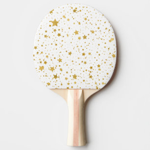 Raquette De Ping Pong Stars2 d'or - Blanc pur