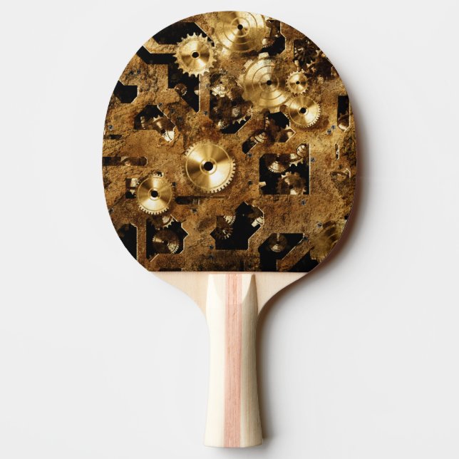 Raquette De Ping Pong Steampunk (Dos)