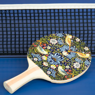 Raquette De Ping Pong Strawberry Thief, célèbre motif,