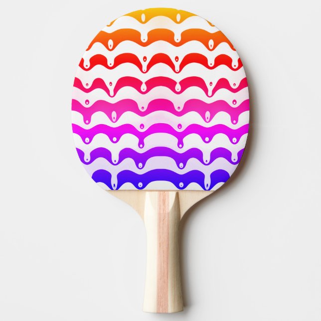 Raquette De Ping Pong Stripes de Jazzy Tropical (Devant)