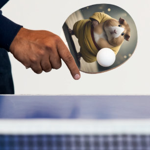 Raquette De Ping Pong "Sumo Squeakdown : Le puissant lutteur cobaye"