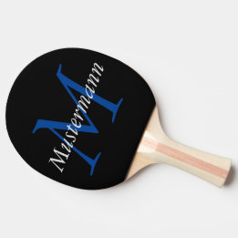 Raquette De Ping Pong SW personnalisée avec monogramme