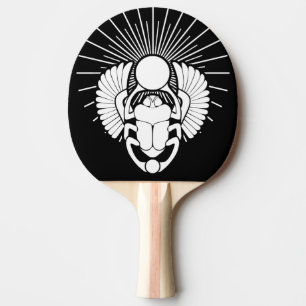 Raquette De Ping Pong Symbole de Dieu du Scarab à ailes égyptiennes