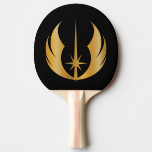 Raquette De Ping Pong Symbole des Jedi en or
