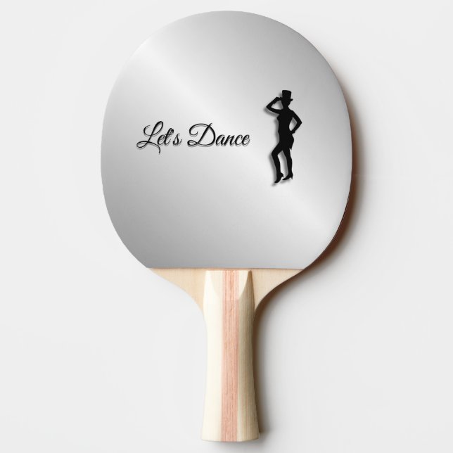 Raquette De Ping Pong Tap Dancer Dansons (Dos)