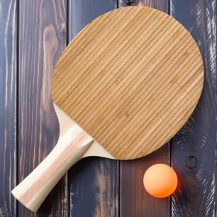 Raquette De Ping Pong Tapis en Bambou Léger