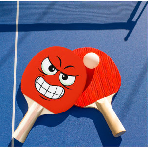 Raquette De Ping Pong Tennis de table personnalisé moderne visage en col