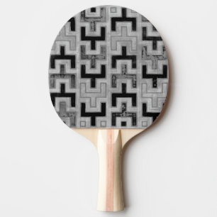 Raquette De Ping Pong Textile africain en tissu boueux avec Motifs géomé