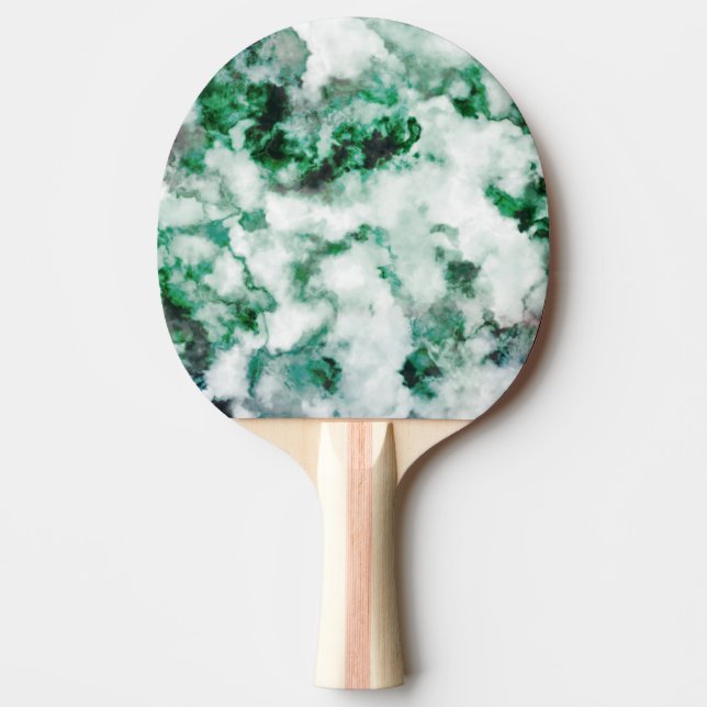 Raquette De Ping Pong Texture marbrée de quartz (Devant)