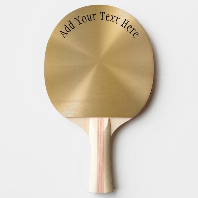 Raquette De Ping Pong Texture métallique métallique métallique métalliqu (Devant)