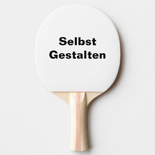 Raquette De Ping Pong Tischtennisschläger Selbst Gestalten -