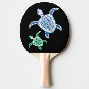 Raquette De Ping Pong Tortue des îles Hawaii
