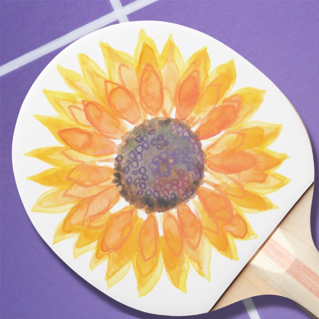 Raquette De Ping Pong Tournesol (Créateur téléchargé)