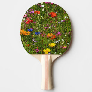 Raquette De Ping Pong toutes sortes de belles fleurs