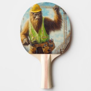 Raquette De Ping Pong Travailleur de construction Bigfoot