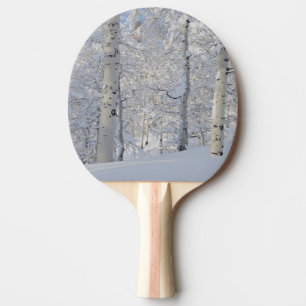 Raquette De Ping Pong Tremblements couverts de neige, crête de désolat