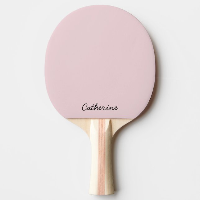Raquette De Ping Pong Trendy Soft Pastel Pink Custom Ping Pong Paddle (Devant)