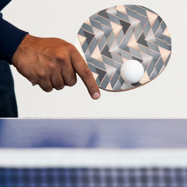 Raquette De Ping Pong Triangles modernes (Insitu)