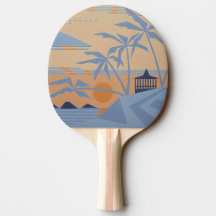 TROPIQUES CHAUDS Ping-Pong Paddle