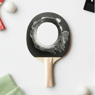 Raquette De Ping Pong Trou Faux Trou En Métal À Puce Drôle