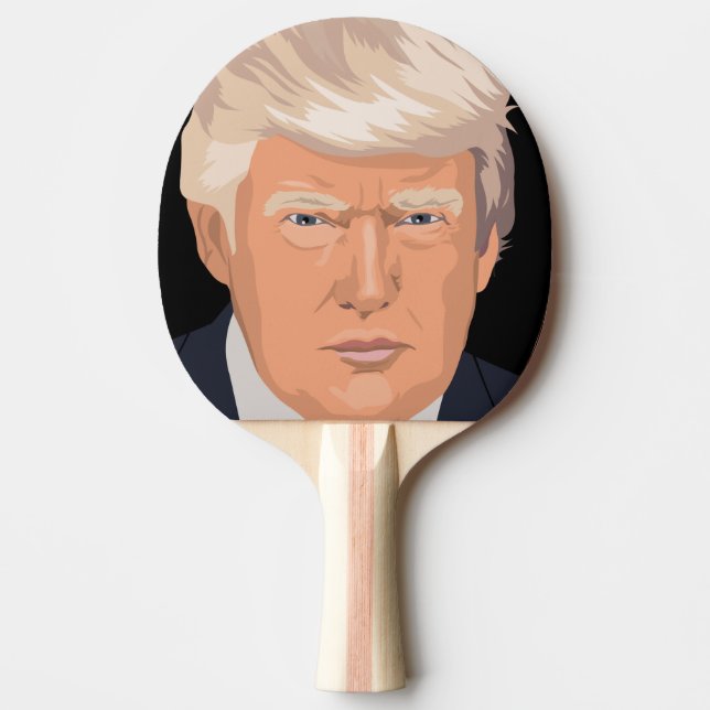 Raquette De Ping Pong Trump deux (Devant)