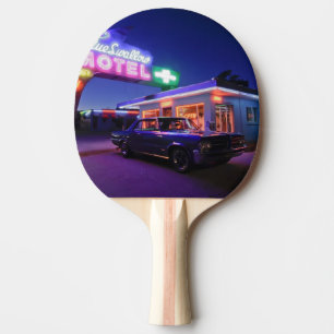 Raquette De Ping Pong Tucumcari, Nouveau-Mexique, États-Unis. Route 66 2
