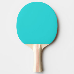 Raquette De Ping Pong Turquoise moyen couleur unie