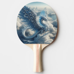 Raquette De Ping Pong Un dragon superbe entouré de nuages