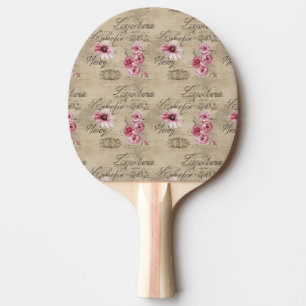Raquette De Ping Pong Une Ephemera Design Series 20