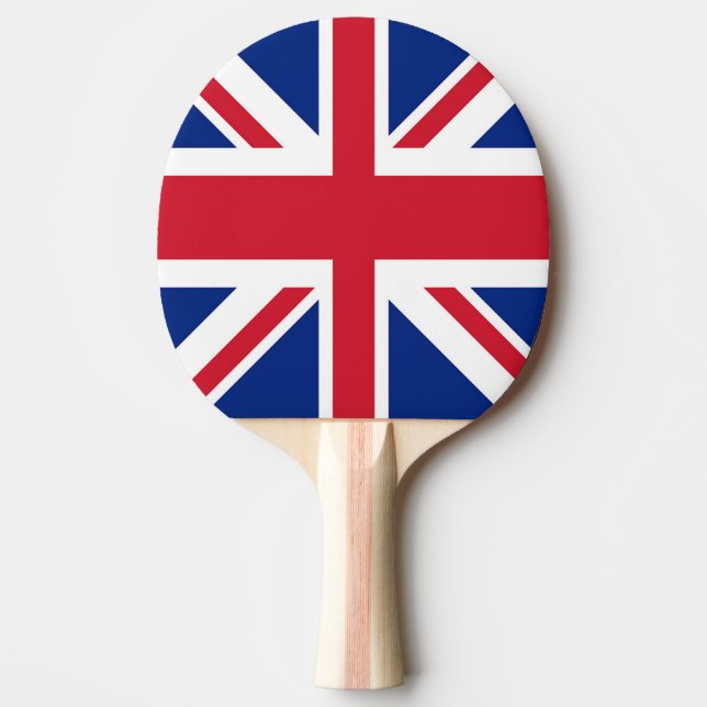 Raquette De Ping Pong Union Jack - Drapeau du Royaume-Uni (Devant)